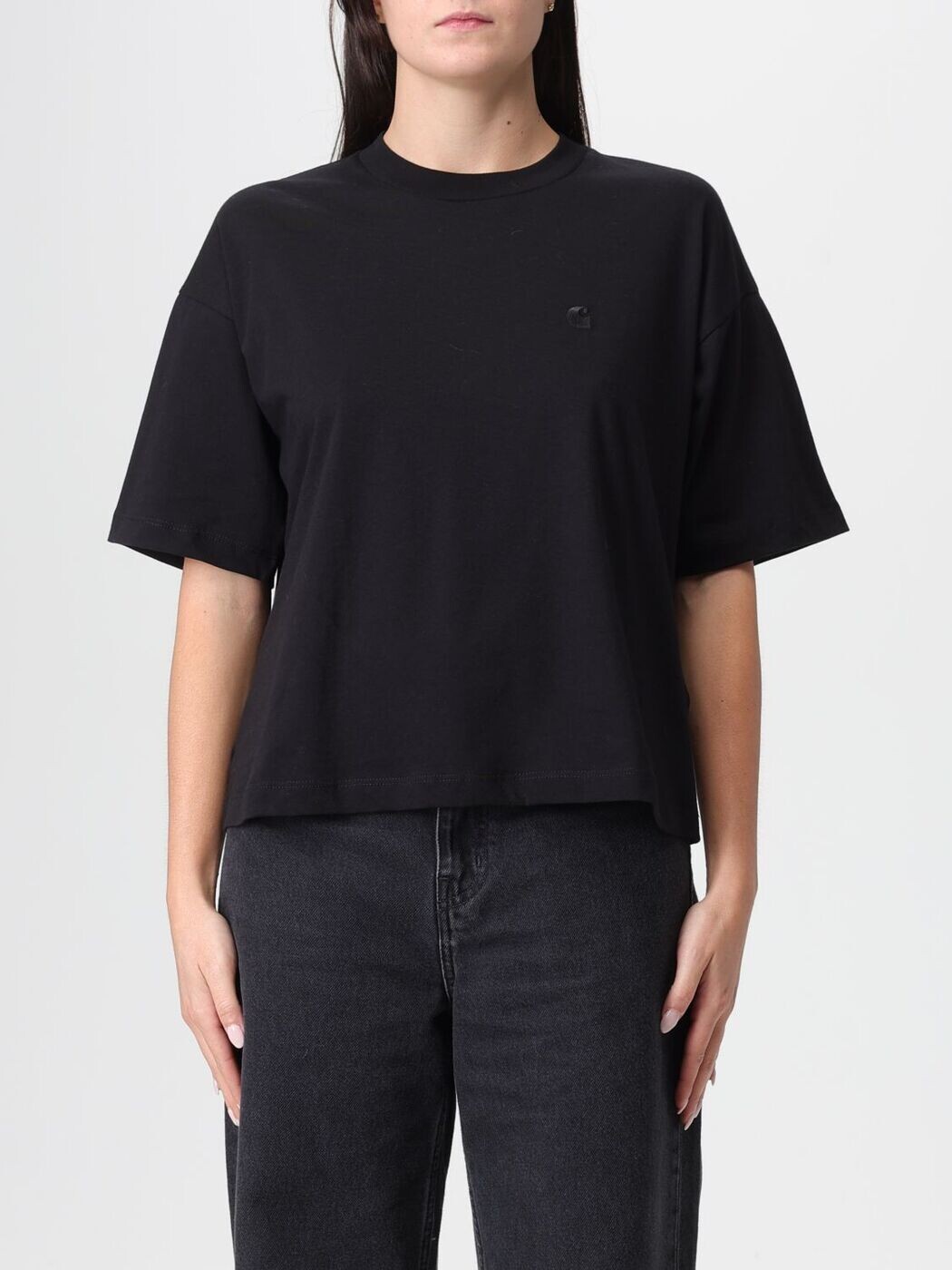 カーハートダブリューアイピー CARHARTT WIP スポーツシャツ プルオーバー レディース 黒いこと T-shirts and polo shirts I030656 関税 貨物輸送無料 2026SS gi