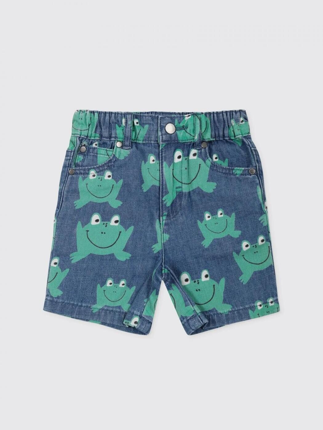 中心柱 ポールマッカートニー キッズ STELLA MCCARTNEY KIDS ズボン下 遊撃手ズボン下 ベビーユニセックス 青色 Shorts TW6589Z2768 関税 貨物輸送無料 2025SS gi