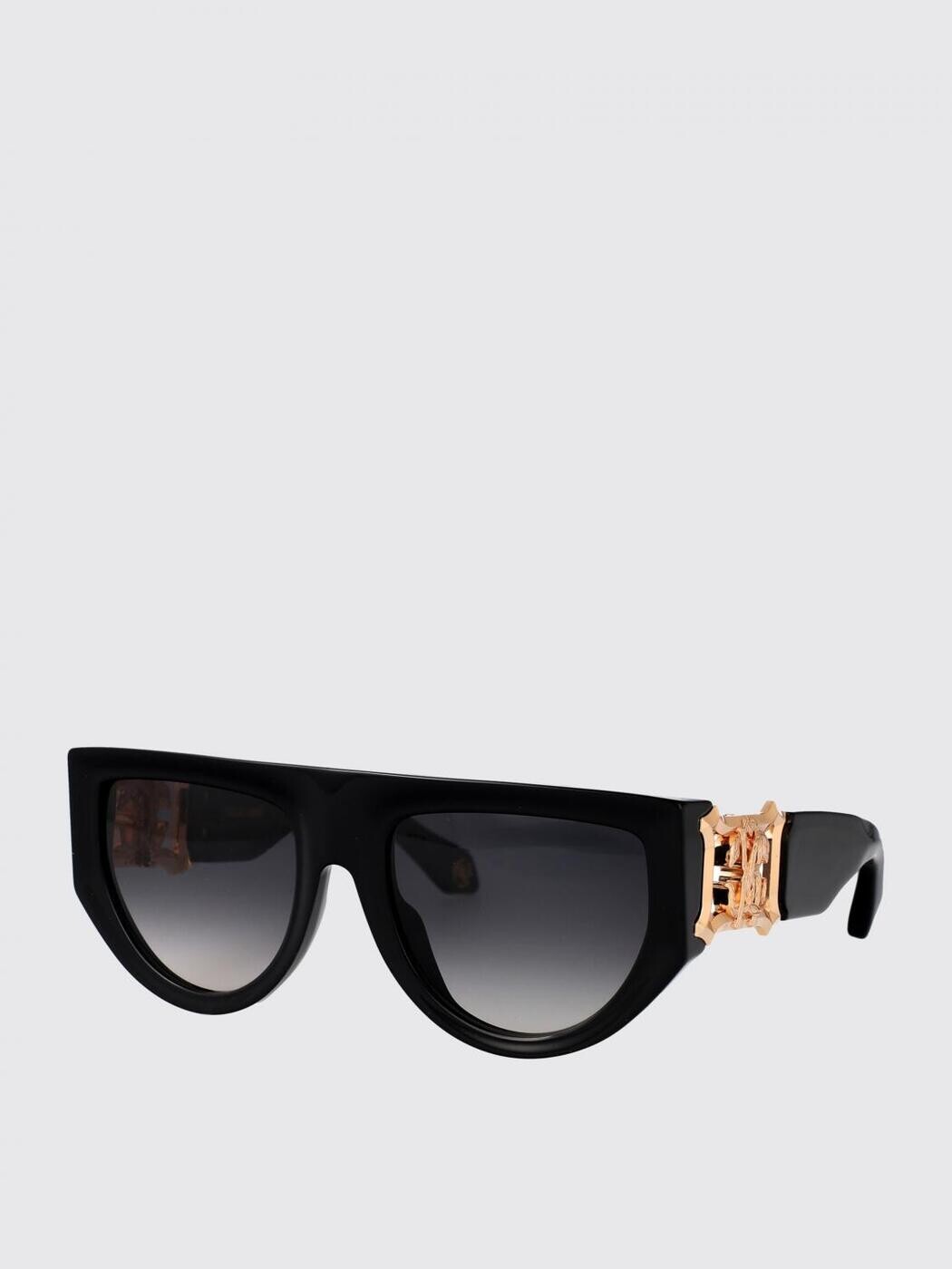 ロベルトカヴァリ ROBERTO CAVALLI 黒眼鏡 黒眼鏡・眼鏡 メンズ 黒いこと Sunglasses SRC063 関税 貨物輸送無料 2025AW gi 眼鏡・サングラス-サングラス