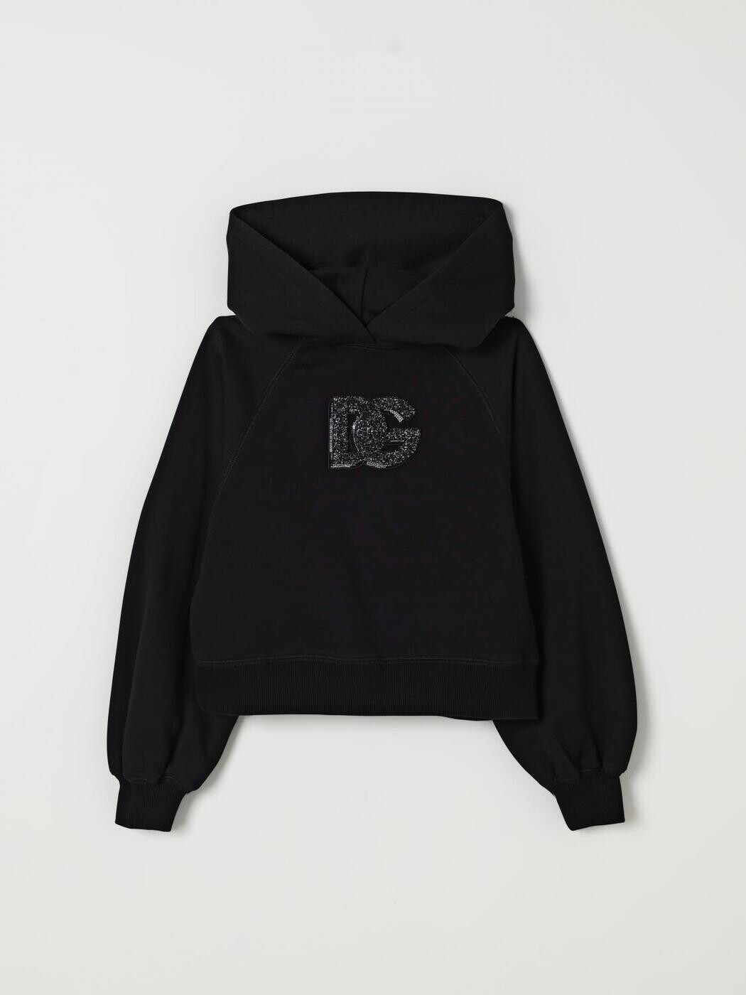 ドルチェ＆ガッバーナ DOLCE\u0026GABBANA クルーネックジャンパー 編み物御召しもの ガールズ 黒いこと Crew neck jumpers L5JWCBG7PHM 関税 貨物輸送無料 2026SS gi
