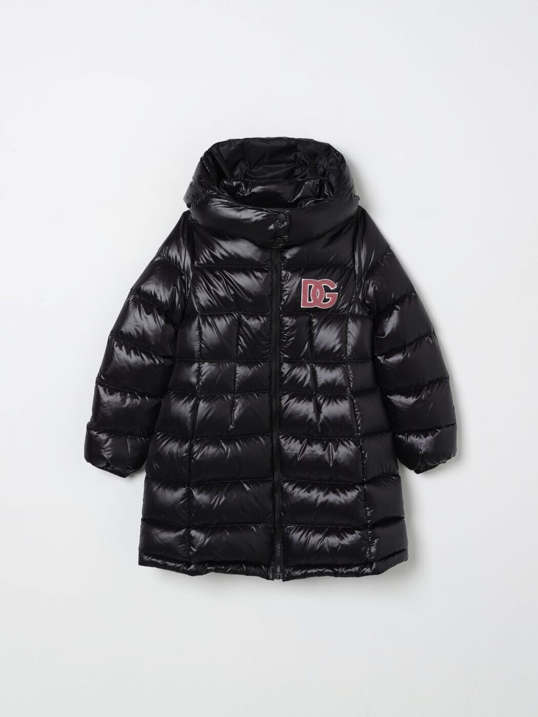 ドルチェ＆ガッバーナ DOLCE\u0026GABBANA バイカージャケット 上衣 ガールズ 黒いこと Biker jackets L5JBS2G7PK0 関税 貨物輸送無料 2025AW gi