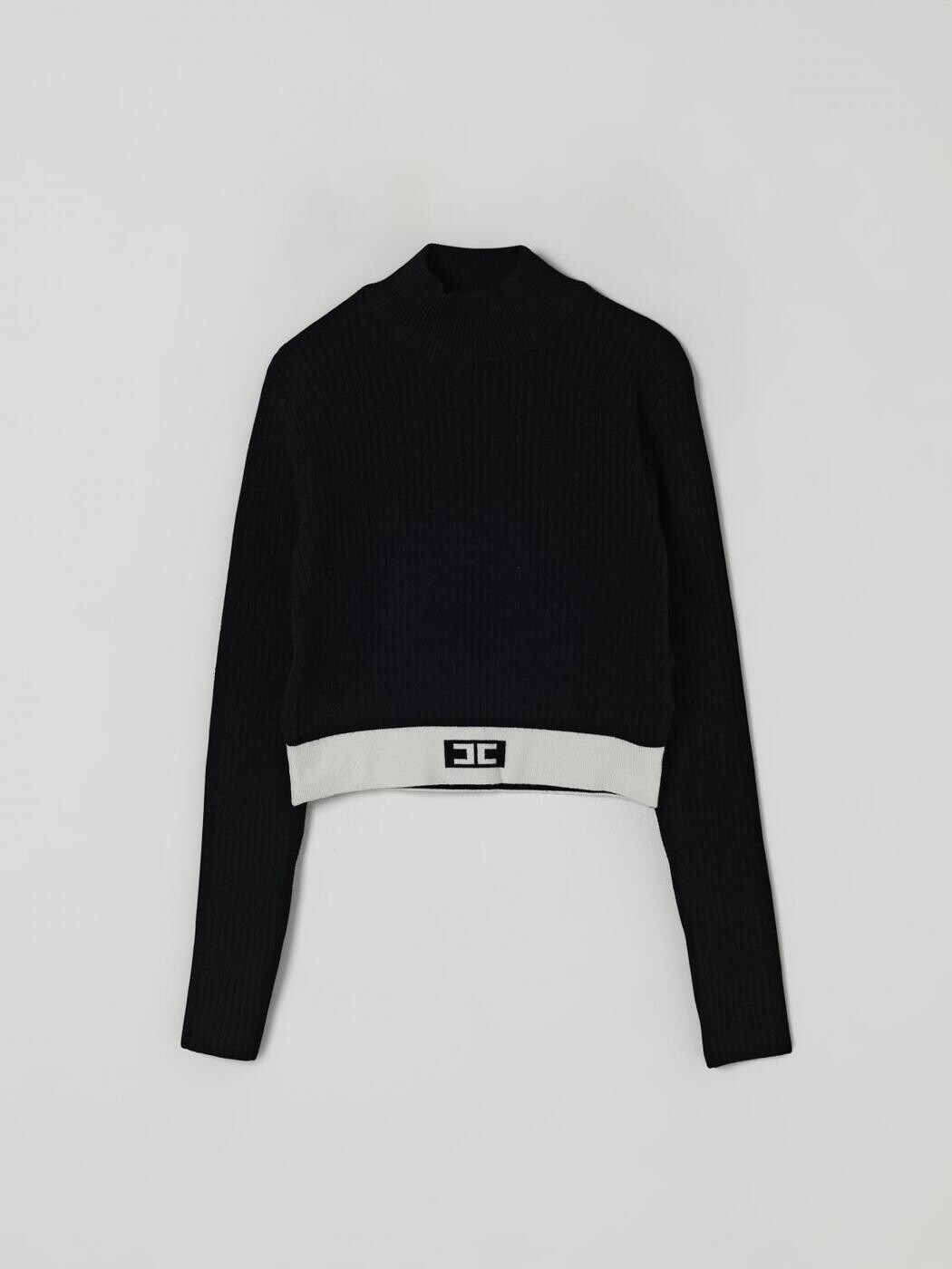 エリザベッタ フランキ ELISABETTA FRANCHI LA MIA BAMBINA クルーネックジャンパー ニットウェア ガールズ ブラック Crew neck jumpers EFMA173FL040 Black 関税 送料無料 2025AW gi|BRANDSHOP「il Tesoro」