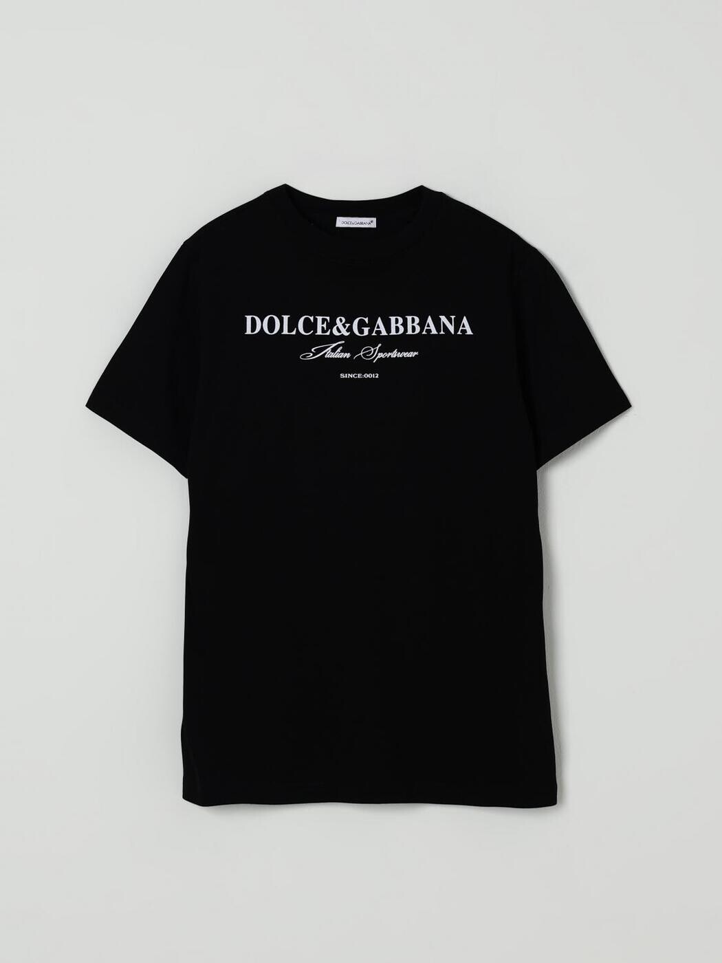 ドルチェ＆ガッバーナ DOLCE\u0026GABBANA ロング衣袂ティーシャツ ティーシャツ ボーイズ 黒いこと Long sleeve t-shirts L4JTHUG7PBN 関税 貨物輸送無料 2026SS gi