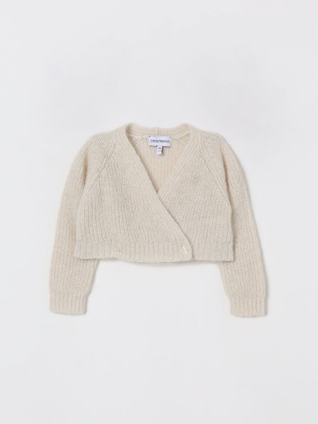 エンポリオ・アルマーニ EMPORIO ARMANI クルーネックジャンパー ニットウェア ガールズ Crew neck jumpers EG000504AF19095 Yellow Cream 関税 送料無料 2025AW gi|BRANDSHOP「il Tesoro」