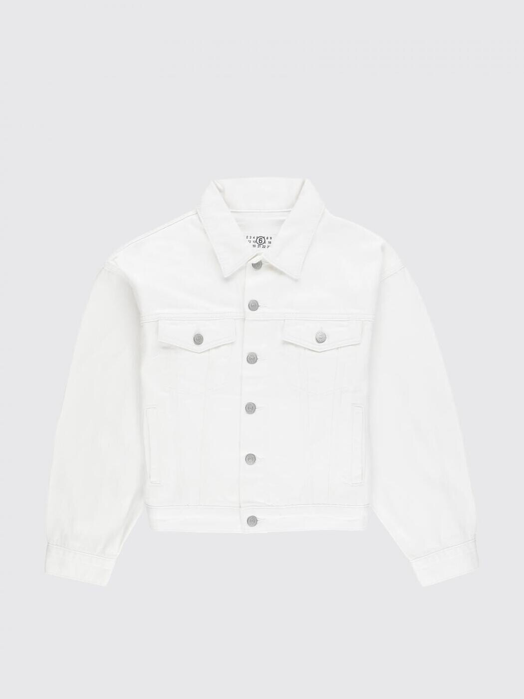 エムエムシックス 住み家 マルジェラ MM6 MAISON MARGIELA ボンバージャケット 上衣 ボーイズ 白いこと Bomber jackets M60449MM03R 関税 貨物輸送無料 2025SS gi