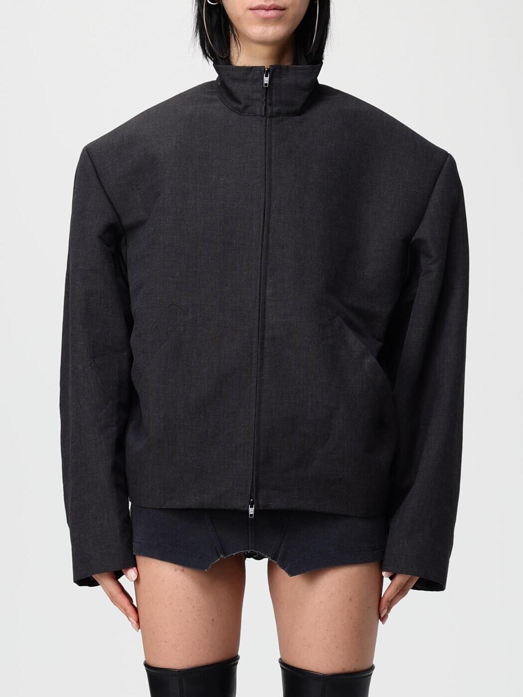 バレンシアガ BALENCIAGA 背広上衣 背広 上衣 レディース 黒いこと Suit Jackets 839115TST05 関税 貨物輸送無料 2025AW gi