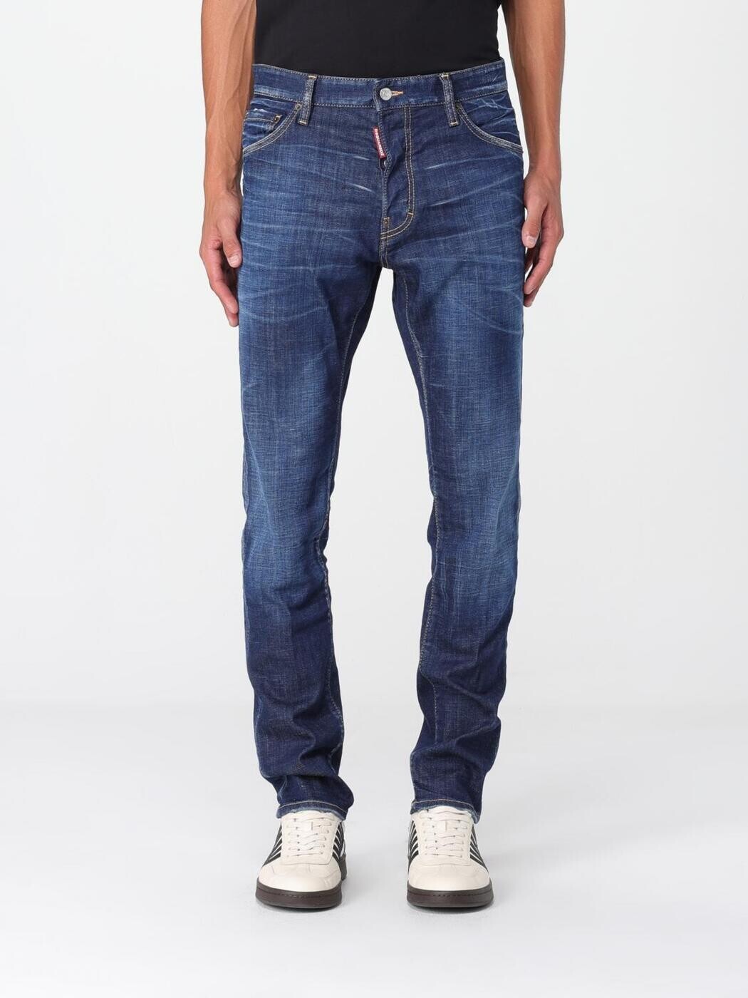ディースクエアード DSQUARED2 デニム メンズ ネイビー Jeans S74LB1736D30010 Navy 関税 送料無料 2025AW gi|BRANDSHOP「il Tesoro」