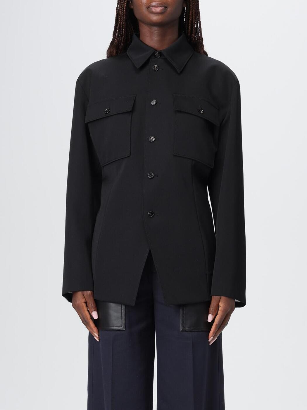 ボッテガ ヴェネタ BOTTEGA VENETA 背広上衣 背広 上衣 レディース 黒いこと Suit Jackets 837029V4C20 関税 貨物輸送無料 2025AW gi