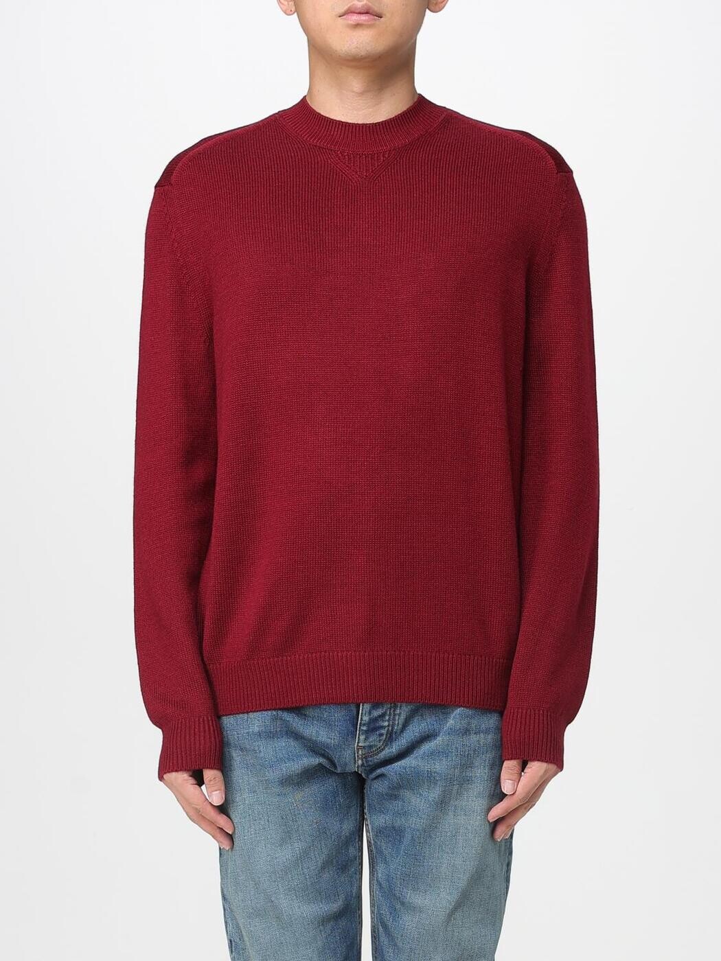 アルマーニ 取り替えっこ ARMANI EXCHANGE プルオーバー 編み物御召しもの メンズ 赤いこと Knitwear XM001916AF14008 Burgundy 関税 貨物輸送無料 2025AW gi