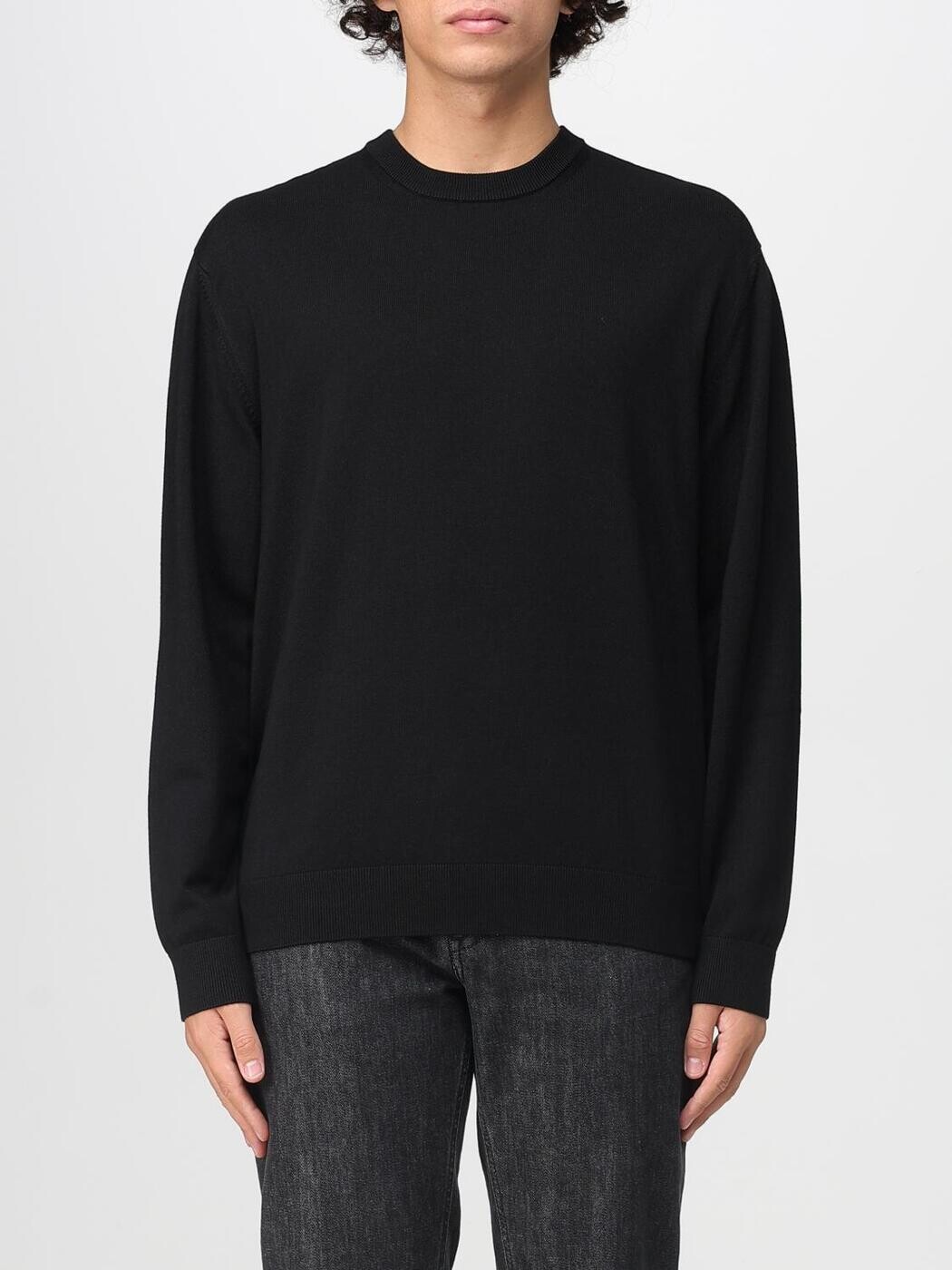 アルマーニ 取り替えっこ ARMANI EXCHANGE スウェーター 編み物御召しもの メンズ 黒いこと Knitwear XM001278AF10454 関税 貨物輸送無料 2025AW gi