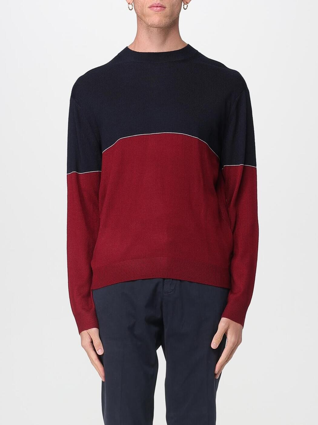 アルマーニ 取り替えっこ ARMANI EXCHANGE スウェーター 編み物御召しもの メンズ 米国海軍 Knitwear XM001324AF11965 関税 貨物輸送無料 2025AW gi