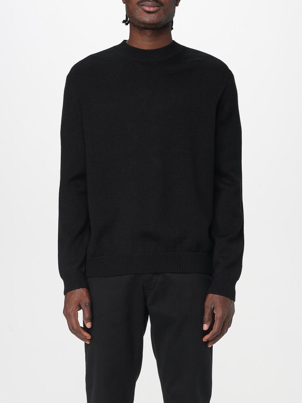 アルマーニ 取り替えっこ ARMANI EXCHANGE プルオーバー 編み物御召しもの メンズ 黒いこと Knitwear XM001916AF14008 Black 関税 貨物輸送無料 2025AW gi