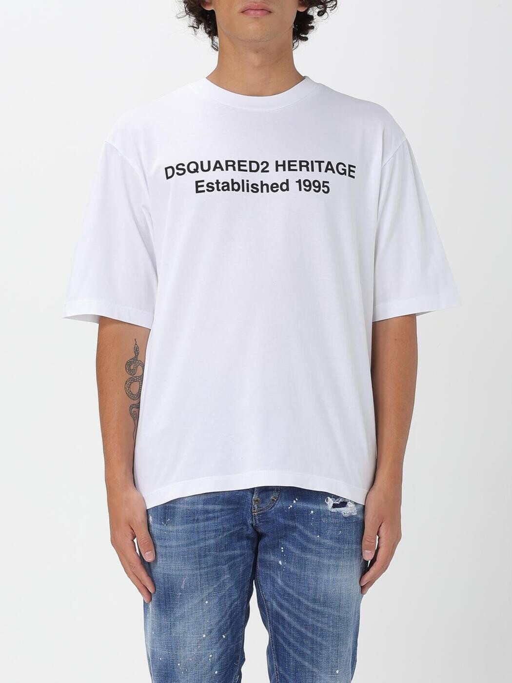 ディースクエアード DSQUARED2 Tシャツ メンズ ホワイト T-shirts S74GD1456D20020 White 関税 送料無料 2026SS gi|BRANDSHOP「il Tesoro」
