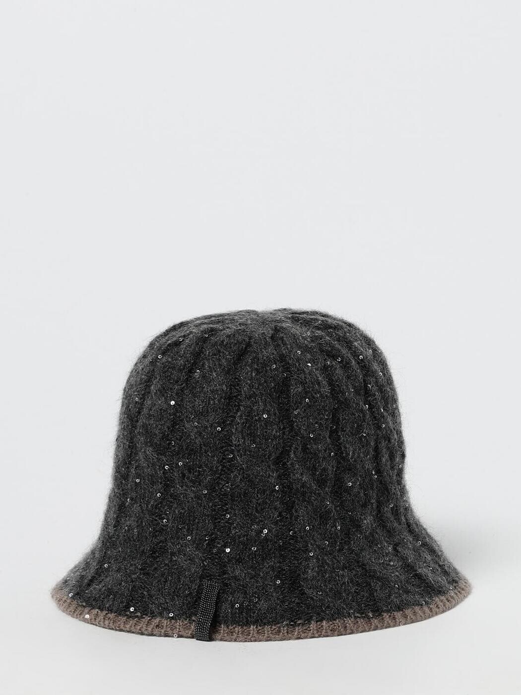 ブルネロクチネリ BRUNELLO CUCINELLI かぶり笠 かぶり笠 レディース 薄墨色 Hats MCAP9A021 関税 貨物輸送無料 2025AW gi