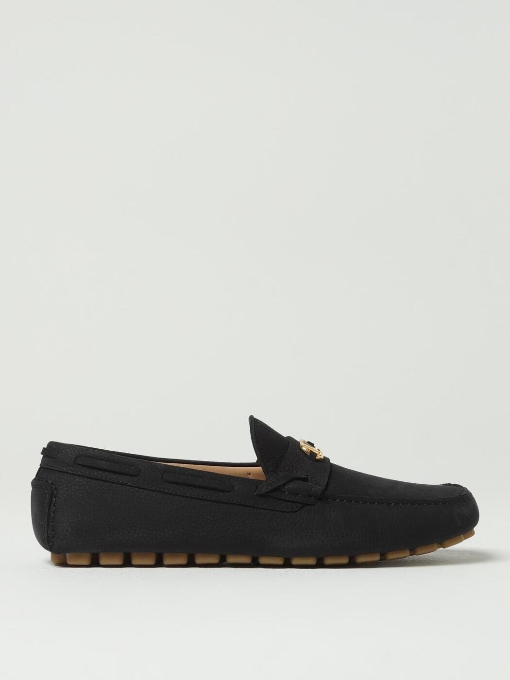 ヴァレンティノ ガラヴァーニ VALENTINO GARAVANI 置き目毛革 メンズ 黒いこと Loafers 7Y2S0K98AAH 関税 貨物輸送無料 2025AW gi