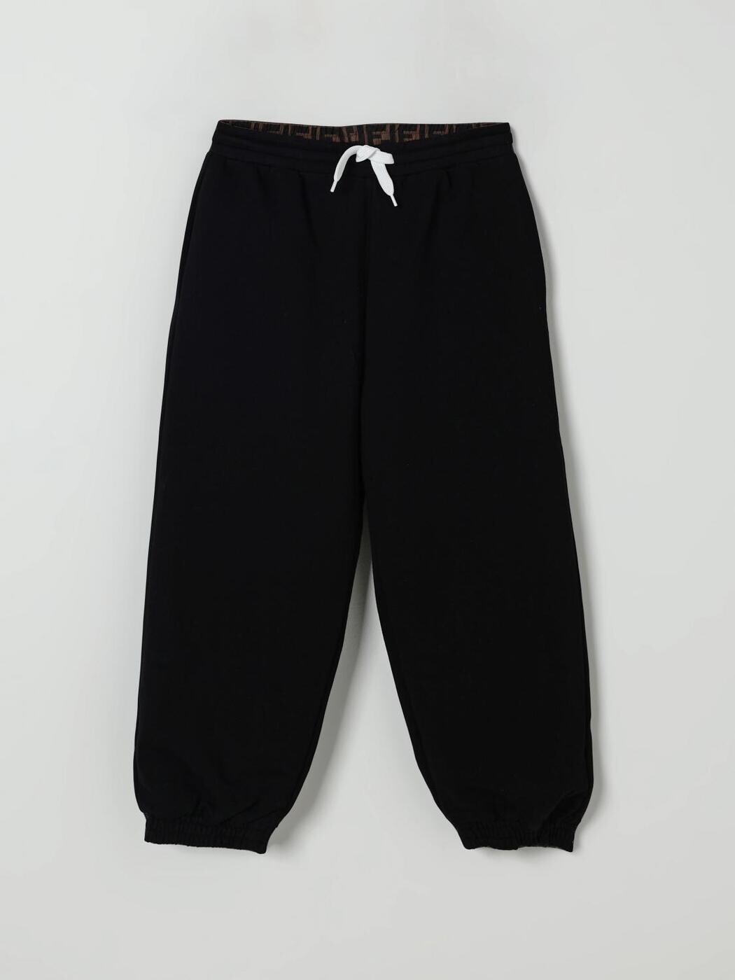 FENDI FENDI ズボン下 ボーイズ 黒いこと Cargo trousers JUF065AJ2U 関税 貨物輸送無料 2025AW gi