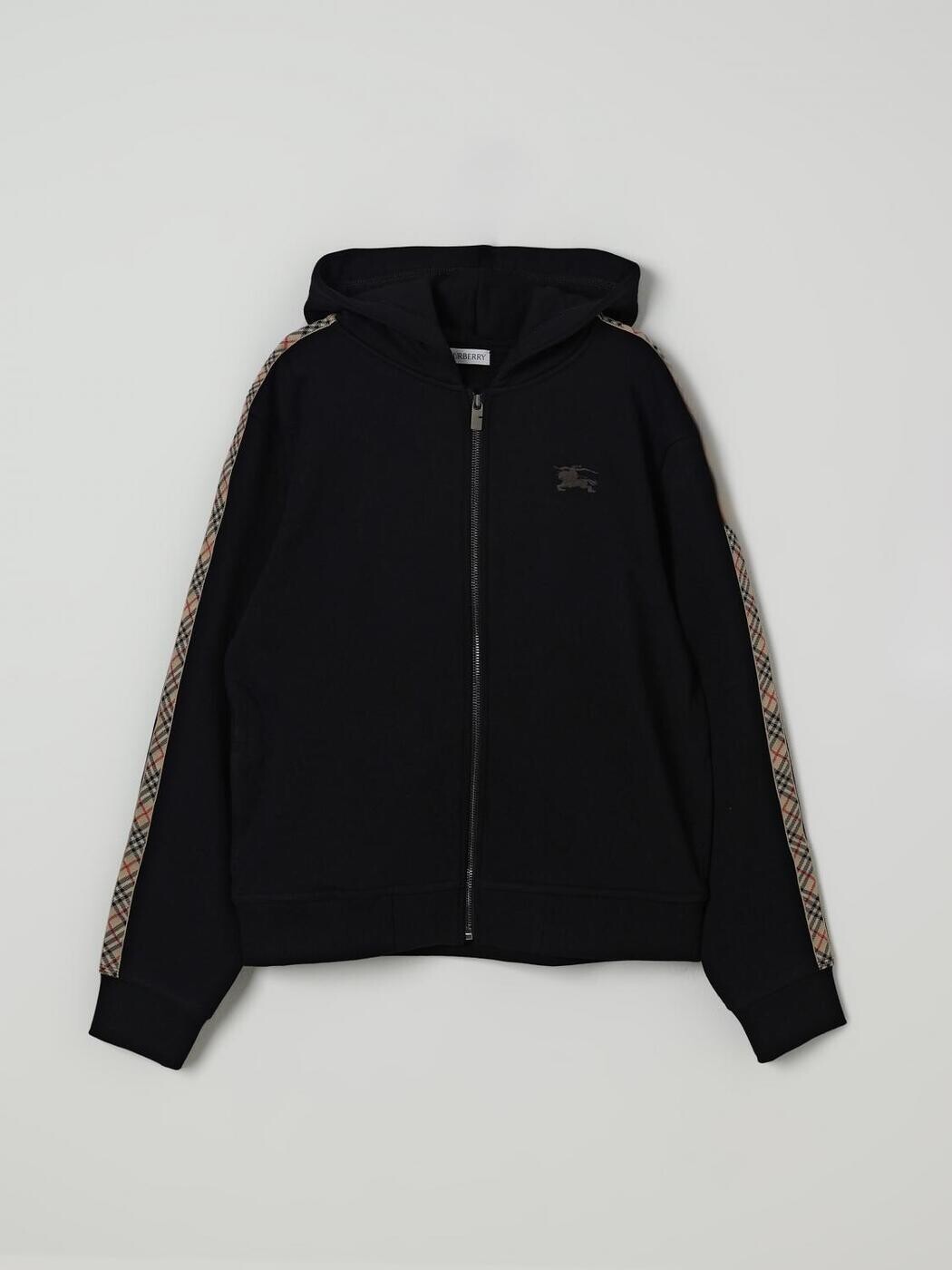バーバリー BURBERRY クルーネックジャンパー 編み物お召しもの ボーイズ 黒いこと Crew neck jumpers 8108852 関税 貨物輸送無料 2025AW gi