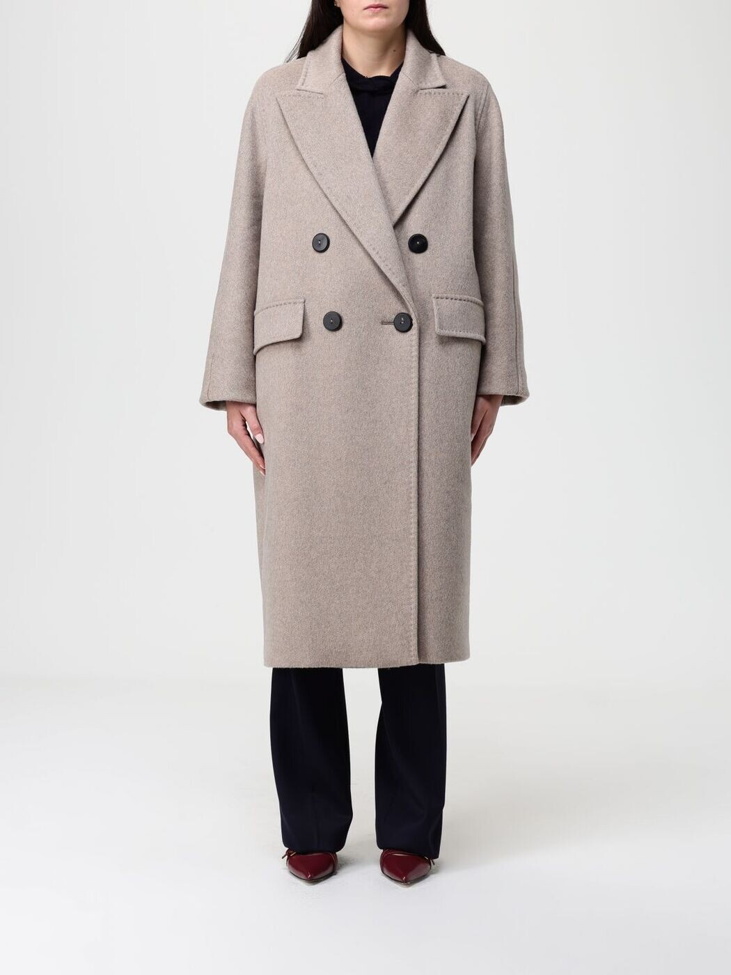 マックス パンパノウサギ MAX MARA トレンチコート 厚地の外套 レディース Coats and trench coats 2521016105600 関税 貨物輸送無料 2025AW gi