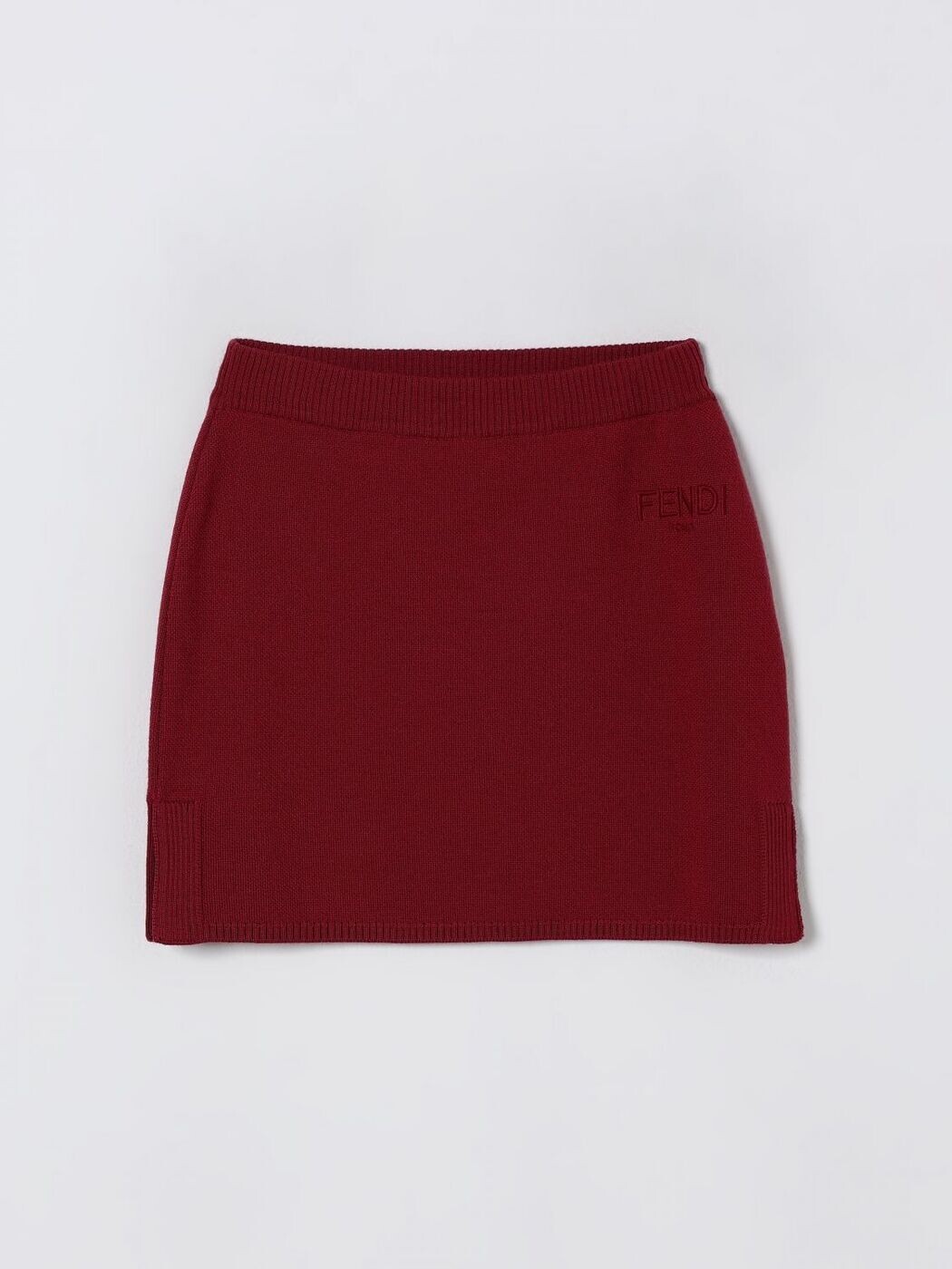 FENDI FENDI ミニ御徒面子 スコート ガールズ 赤いこと Mini-skirts JFG234AUKU 関税 貨物輸送無料 2025AW gi