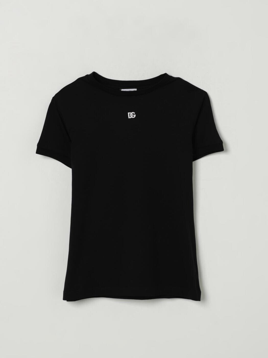 ドルチェ＆ガッバーナ DOLCE\u0026GABBANA ロング衣袂ティーシャツ ティーシャツ ガールズ 黒いこと Long sleeve t-shirts L5JTNJG7O3N 関税 貨物輸送無料 2026SS gi