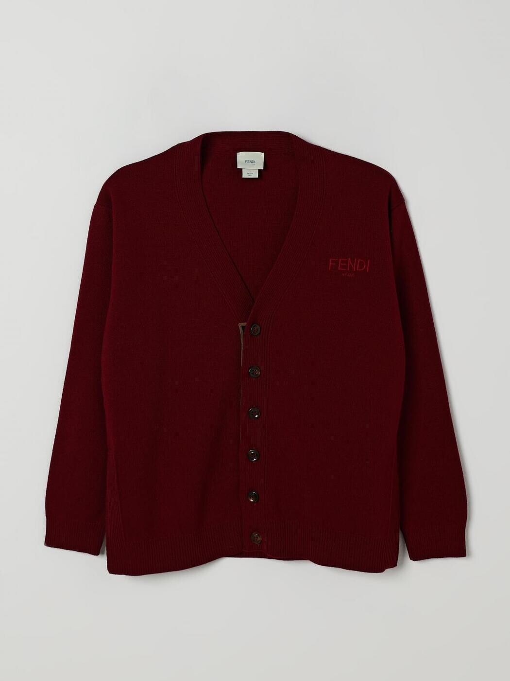 FENDI FENDI クルーネックジャンパー ニットウェア ガールズ レッド Crew neck jumpers JUG191AUKU Burgundy 関税 送料無料 2025AW gi｜BRANDSHOP「il Tesoro」