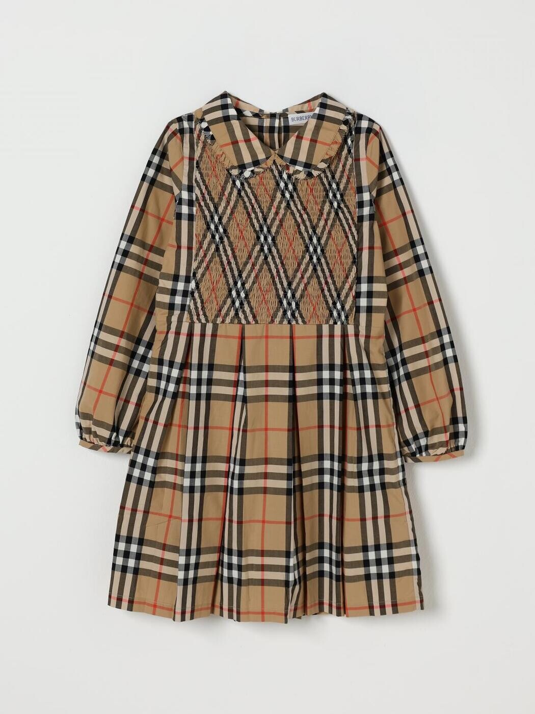 バーバリー BURBERRY ロング御召しもの 御召しもの ガールズ ベージュ Long dresses 8108991 関税 貨物輸送無料 2025AW gi