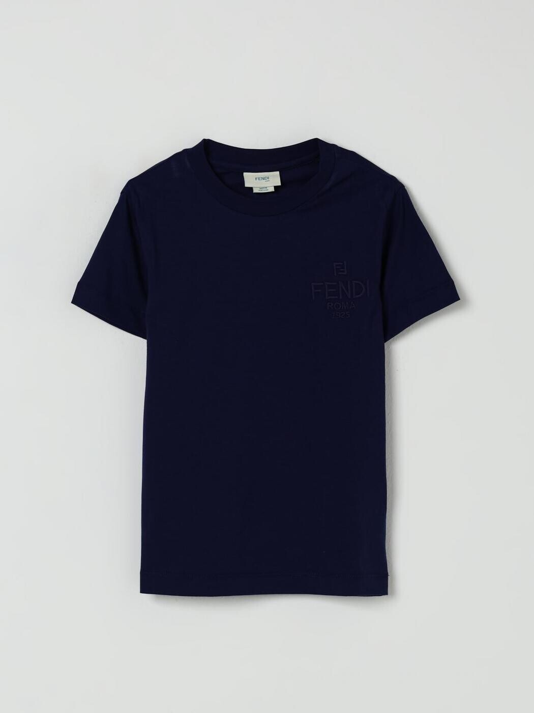 FENDI FENDI ロング衣袂ティーシャツ ティーシャツ ガールズ 青碧 Long sleeve t-shirts JUI1907AJ 関税 貨物輸送無料 2025AW gi