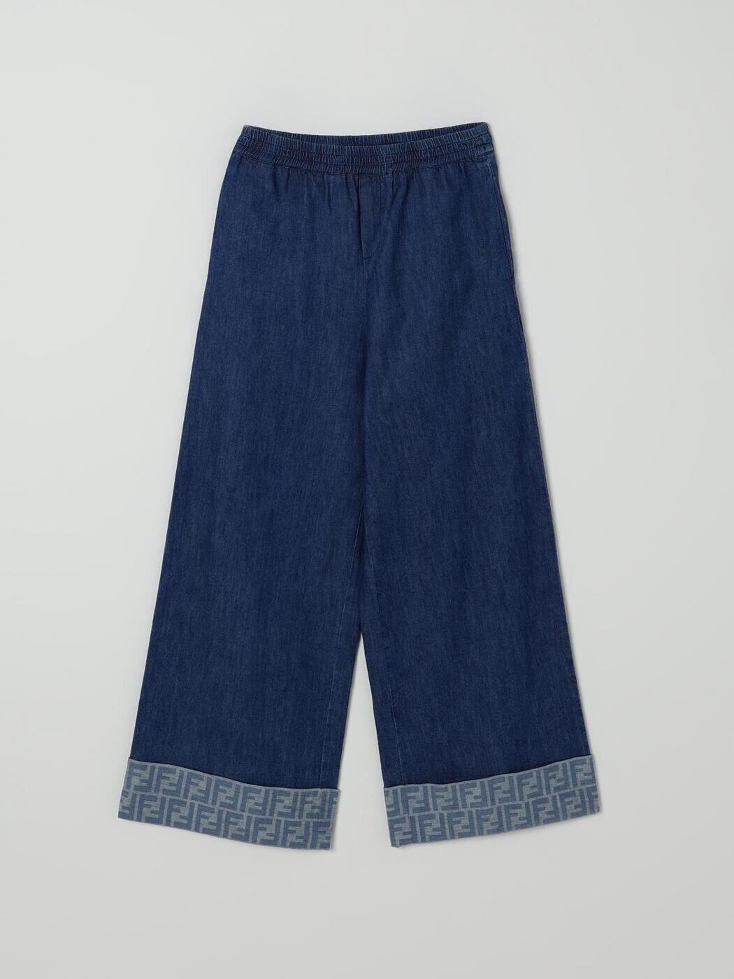 FENDI FENDI レギュラーフィットジーンズ ジーンズ ガールズ 青碧 Regular fit jeans JUF149ATRF 関税 貨物輸送無料 2026SS gi