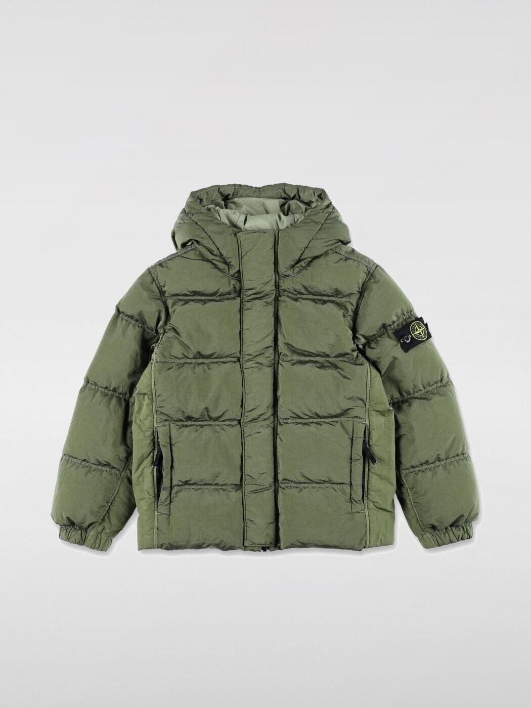 石ころ 島 STONE ISLAND JUNIOR ボンバージャケット 上衣 ボーイズ Bomber jackets 4100010S0019 関税 貨物輸送無料 2025AW gi