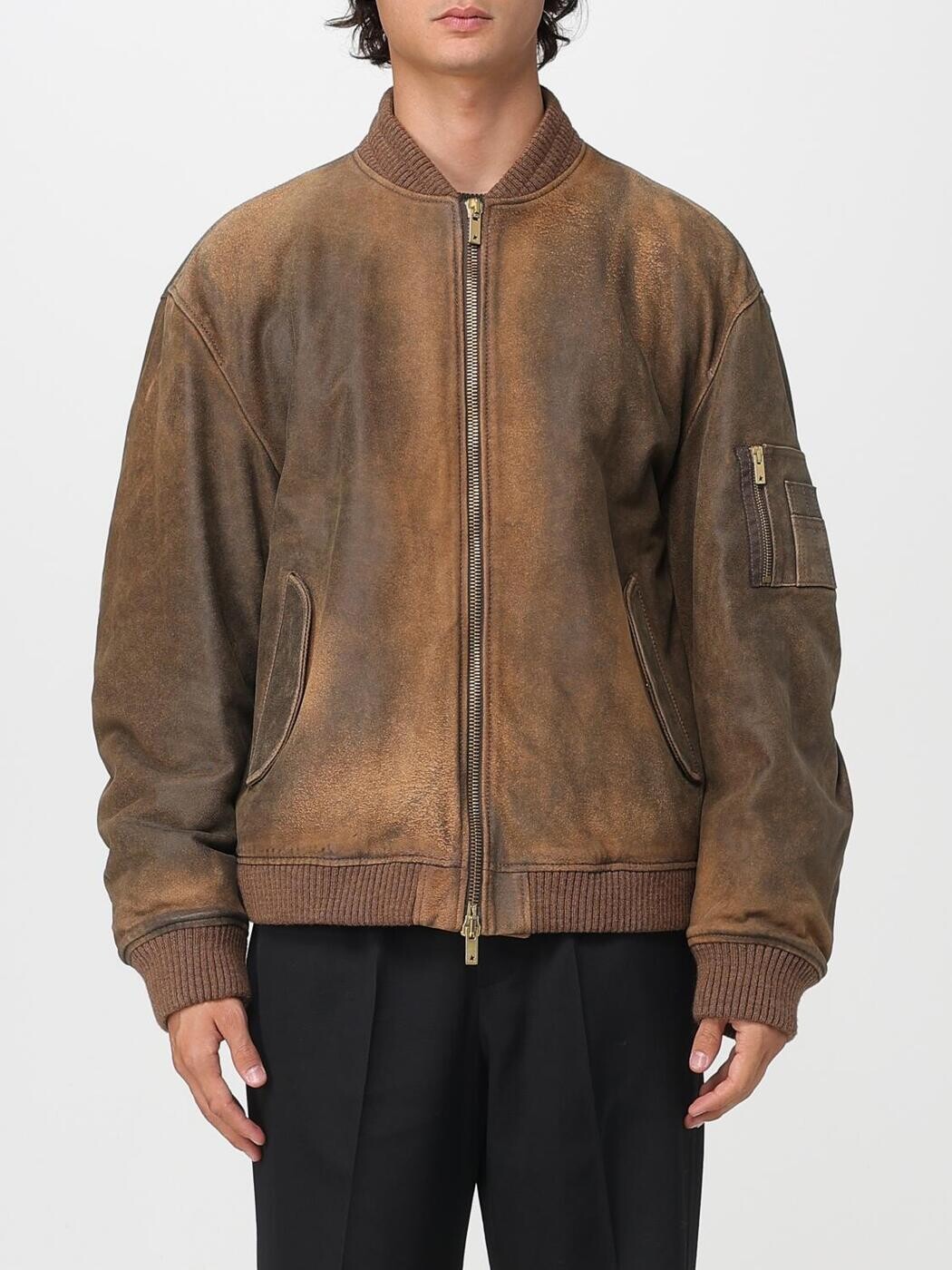 ゴールデン グース 晴れ晴れしい ブランド名 GOLDEN GOOSE 上衣 メンズ 赤銅色 Jackets GUP02489P00216855260 ~ 関税 貨物輸送無料 2025AW gi