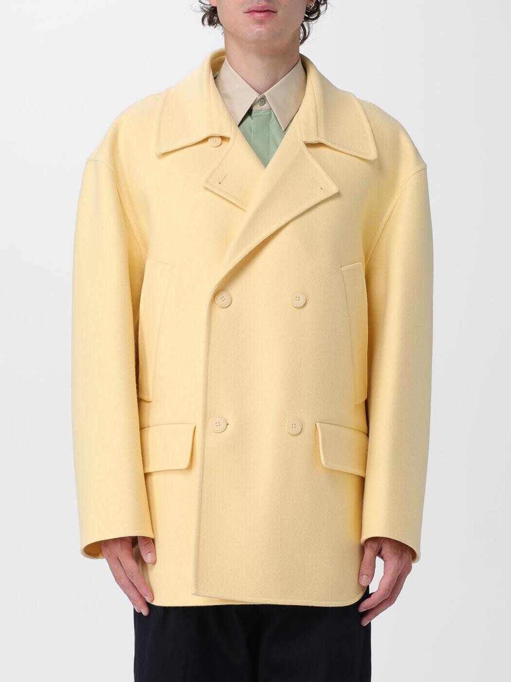 フェンディ FENDI トレンチ 厚地の外套 メンズ ベージュ Coats and Trench FW1415AOYA 関税 貨物輸送無料 2025AW gi