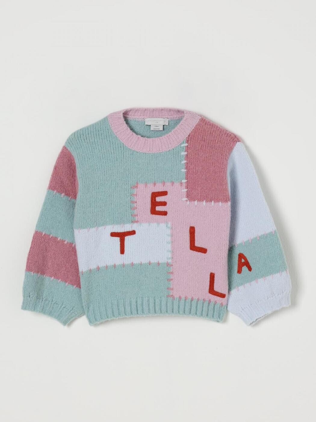 ステラマッカートニー STELLA MCCARTNEY クルーネックジャンパー 編み物御召しもの ガールズ マルチ色合い Crew neck jumpers TX9A40Z3367 関税 貨物輸送無料 2025AW gi
