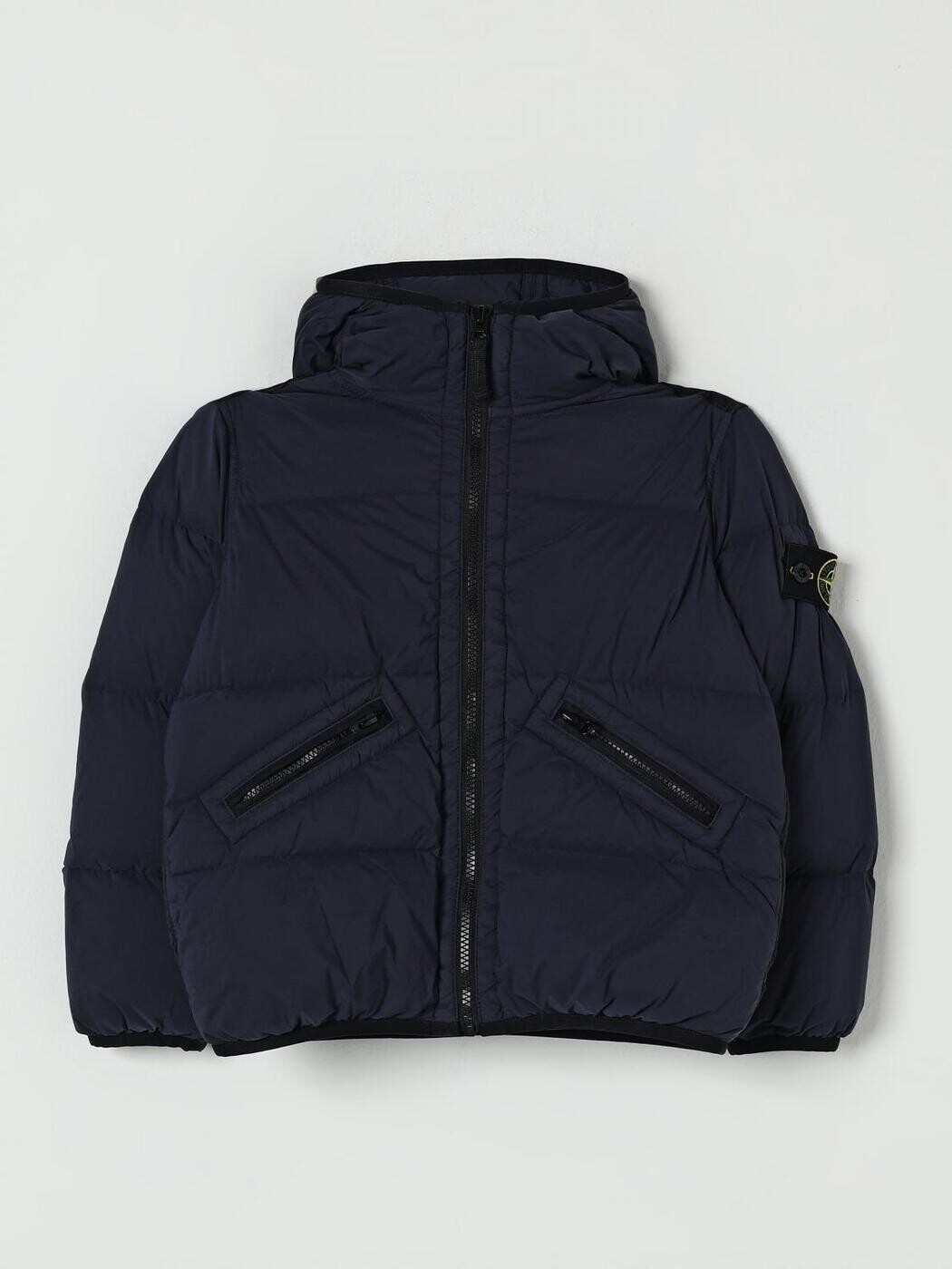 石ころ 島 STONE ISLAND JUNIOR ボンバージャケット 上衣 ボーイズ 米国海軍 Bomber jackets 4100017S0028 関税 貨物輸送無料 2025AW gi