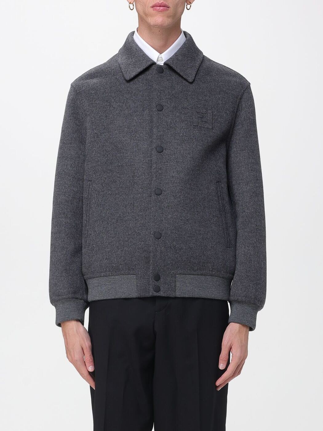 フェンディ FENDI 上衣 メンズ 薄墨色 Jackets FW1413AVIX 関税 貨物輸送無料 2025AW gi