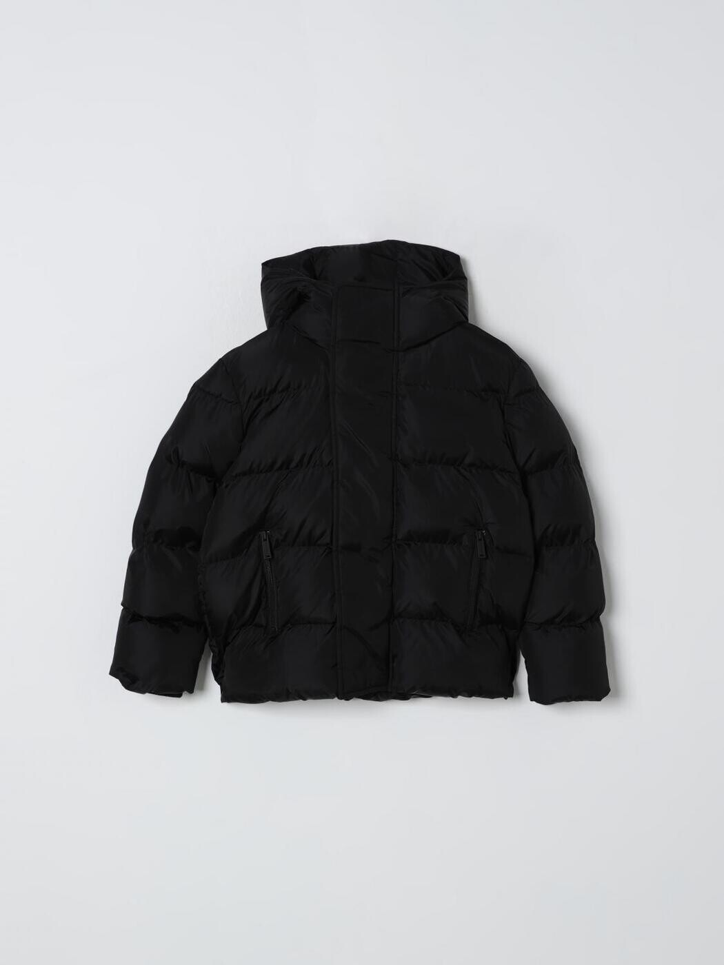 ディースクエアード DSQUARED2 ボンバージャケット 上衣 ボーイズ 黒いこと Bomber jackets DQ1090D00BN 関税 貨物輸送無料 2025AW gi