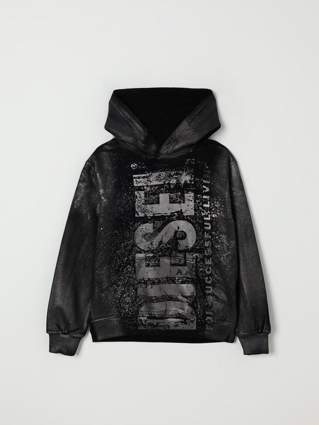 ディーゼル DIESEL クルーネックジャンパー ニットウェア ボーイズ ブラック Crew neck jumpers J02492KYAZU 関税 送料無料 2025AW gi