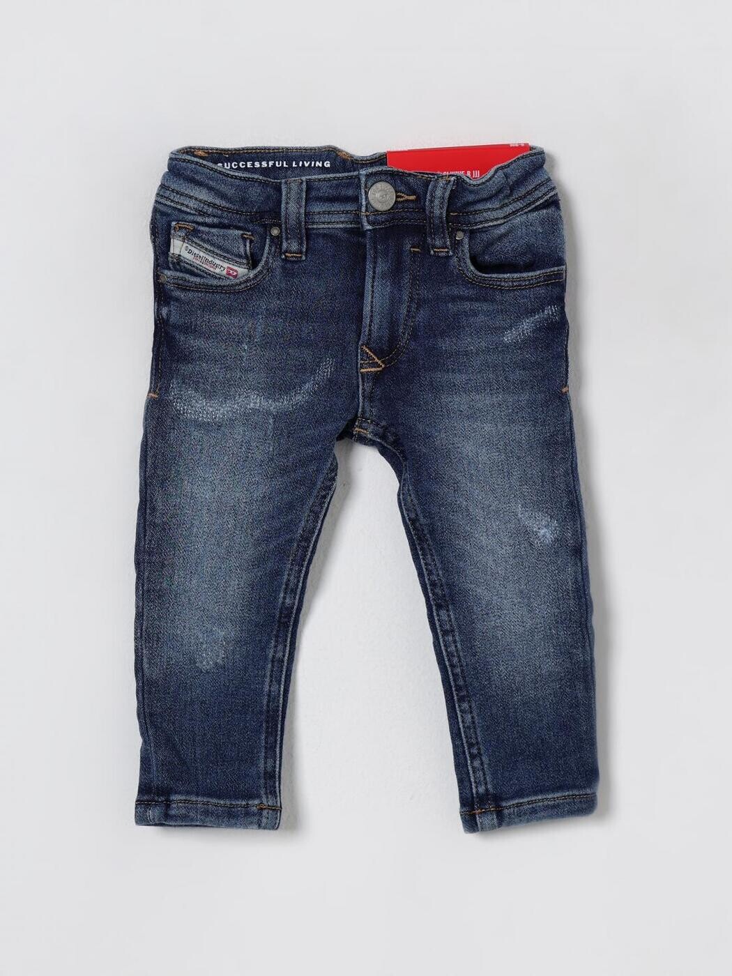 ディーゼル DIESEL ズボン ズボン下 ベビーユニセックス 青碧 Pants K00309KXBQF 関税 貨物輸送無料 2025AW gi
