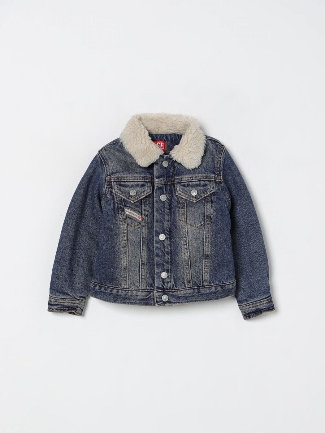 ディーゼル DIESEL 上衣 ベビーユニセックス 青碧 Jacket K00559KXBQC 関税 貨物輸送無料 2025AW gi