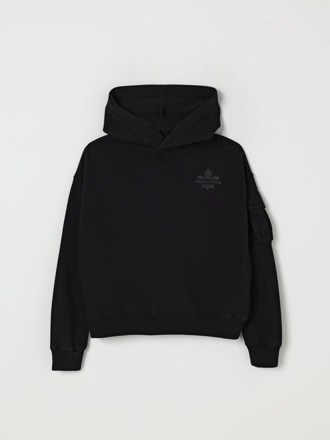 ディースクエアード DSQUARED2 クルーネックジャンパー 編み物お召しもの ボーイズ 黒いこと Crew neck jumpers DQ2735D0AC6 関税 貨物輸送無料 2025AW gi