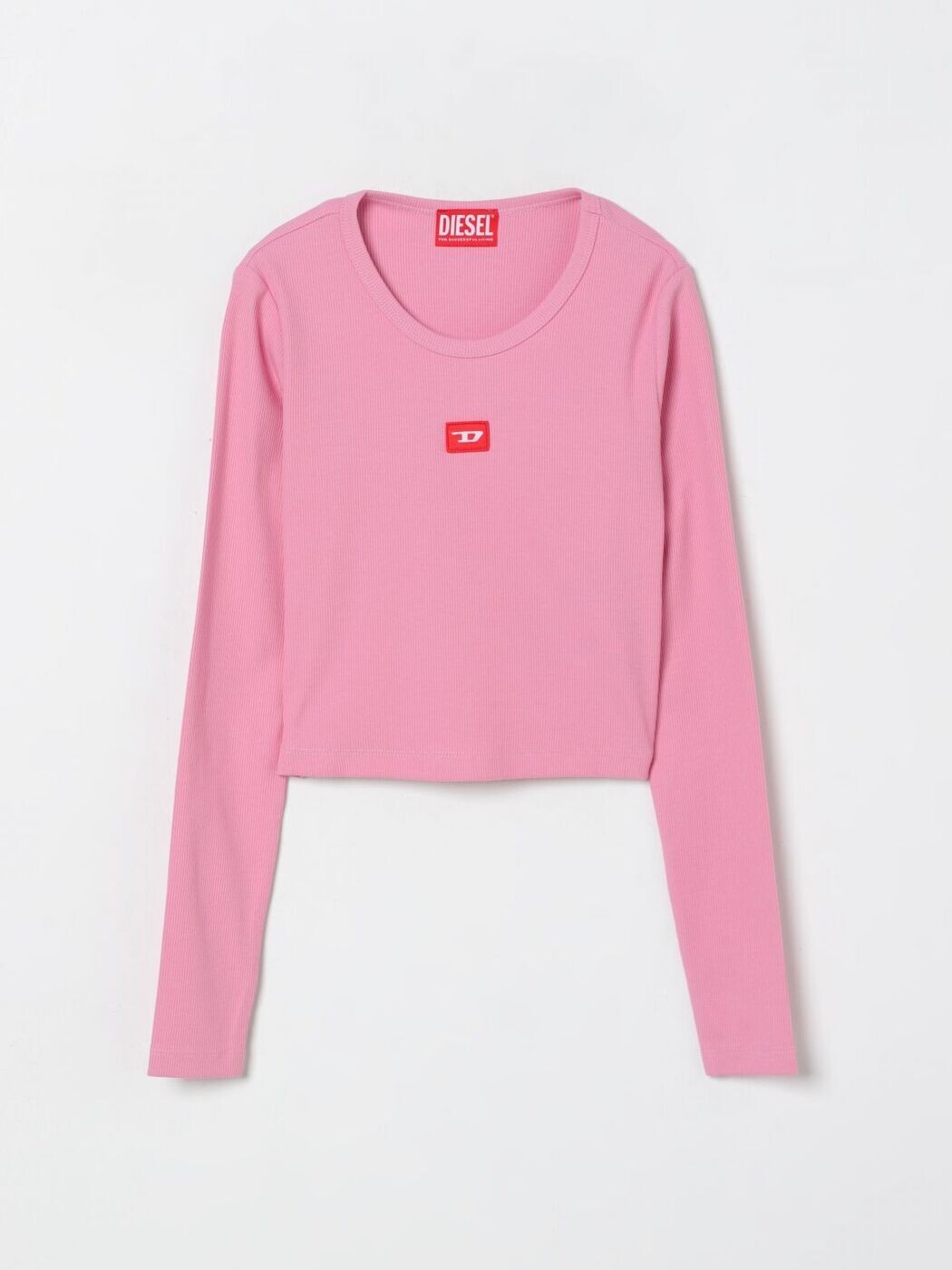 ディーゼル DIESEL ロング捩りプルオーバー プルオーバー ボーイズ パープル Long sleeve t-shirts J02452KYAZY 関税 貨物輸送無料 2025AW gi