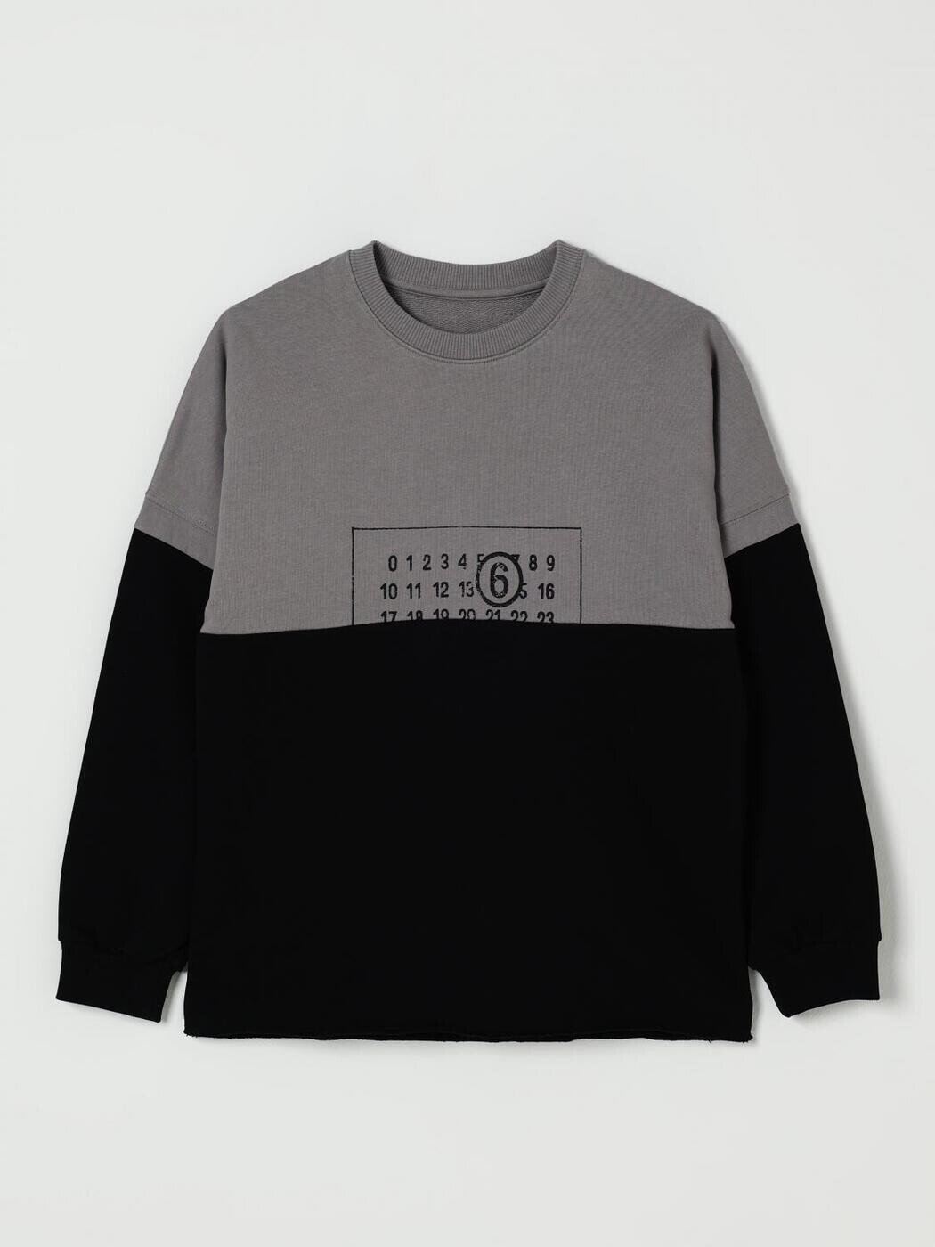 エムエムシックス メゾン マルジェラ MM6 MAISON MARGIELA クルーネックジャンパー ニットウェア ガールズ グレー Crew neck jumpers M60870MM04H 関税 送料無料 2025AW gi