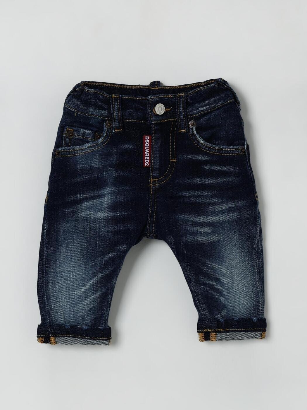 ディースクエアード DSQUARED2 ズボン ズボン下 ベビーユニセックス 青色 Pants DQ01TCD0AES 関税 貨物輸送無料 2025AW gi