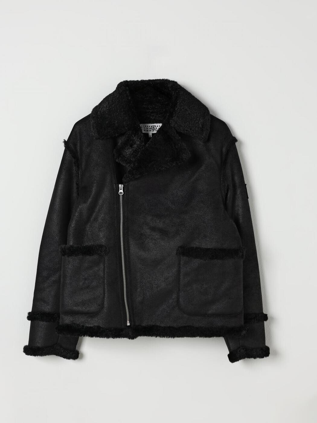 エムエムシックス 棲み家 マルジェラ MM6 MAISON MARGIELA トレンチコート 厚地の外套 ガールズ 黒いこと Trench coats M60834MM05U 関税 貨物輸送無料 2025AW gi