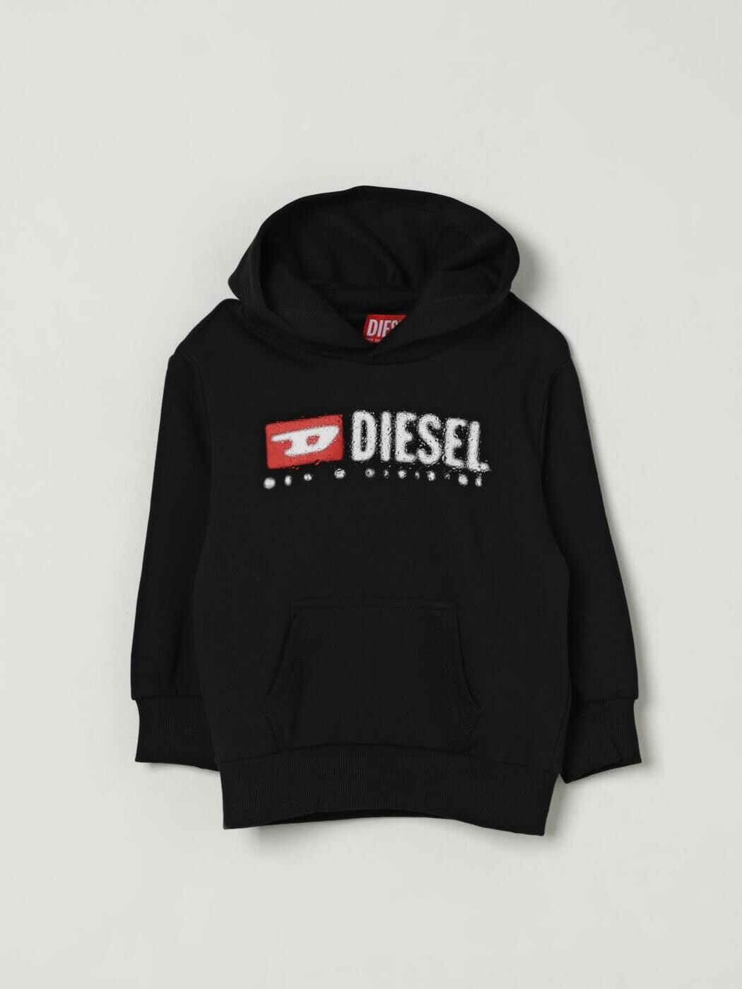 ディーゼル DIESEL クルーネックジャンパー ニットウェア ボーイズ ブラック Crew neck jumpers J02485KYAZ3 関税 送料無料 2025AW gi