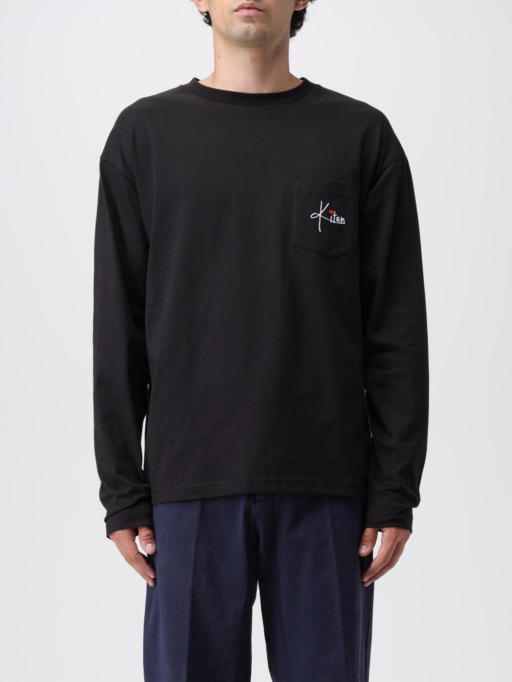 キートン KITON Tシャツ メンズ ブラック T-shirts UMK0304 Black 関税 送料無料 2023AW gi｜BRANDSHOP「il Tesoro」
