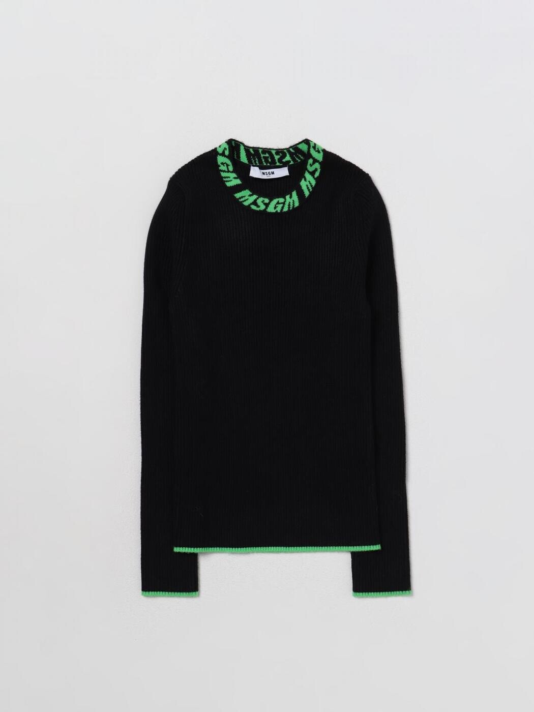 エムエスジーエム MSGM クルーネックジャンパー ニットウェア ガールズ ブラック Crew neck jumpers F3MSJGTN077 Black 関税 送料無料 2023AW gi｜BRANDSHOP「il Tesoro」