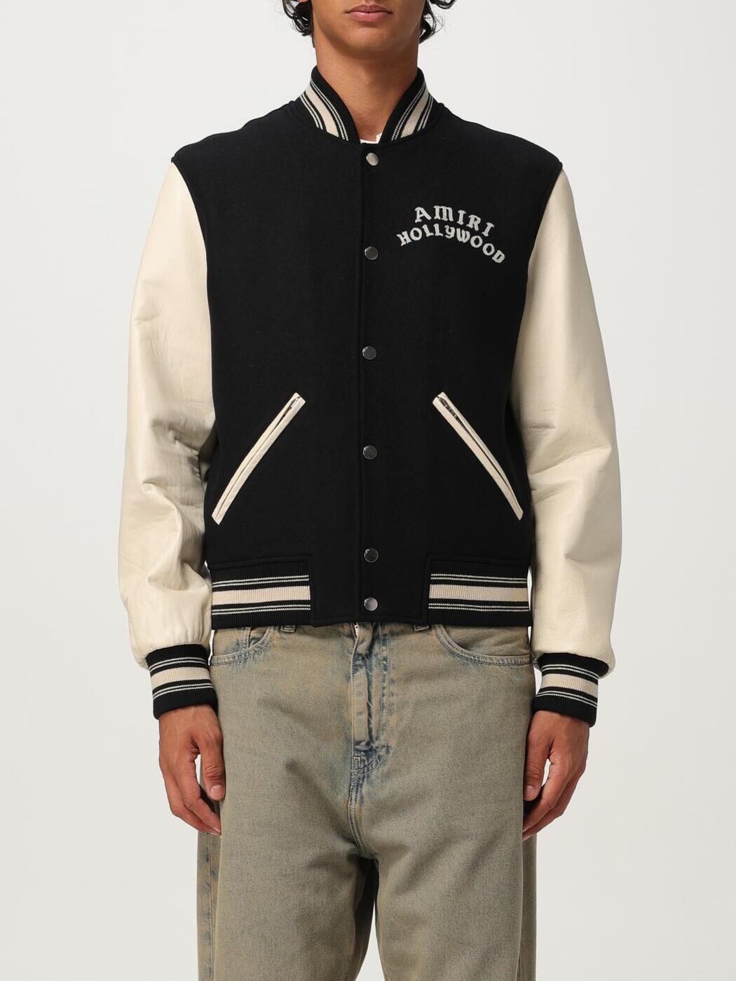 アミリ AMIRI 上衣 メンズ 黒いこと Jackets AM0UBB1066 関税 貨物輸送無料 2025AW gi