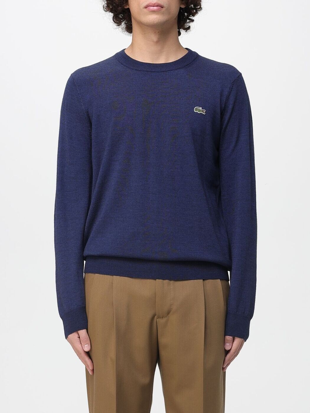 ラコステ LACOSTE プルオーバー 編み物御召しもの メンズ 青味 Knitwear AH3225 Blue 関税 貨物輸送無料 2025AW gi