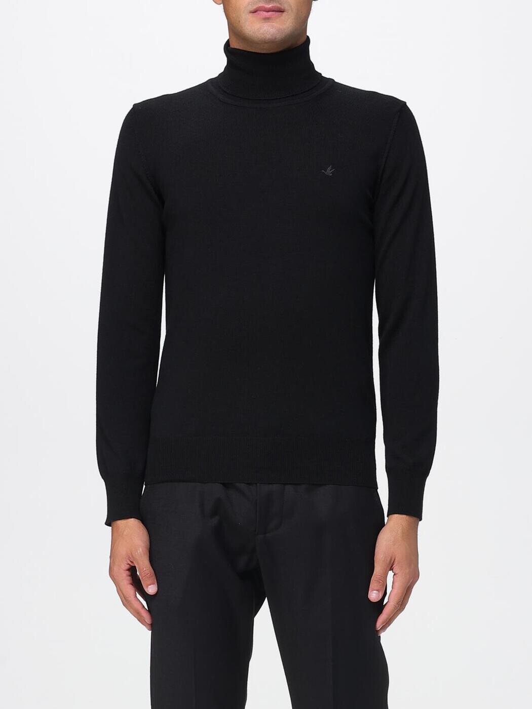 ブルックスフィールド BROOKSFIELD セーター ニットウェア メンズ ブラック Knitwear 203E.P002 関税 送料無料 2025AW gi