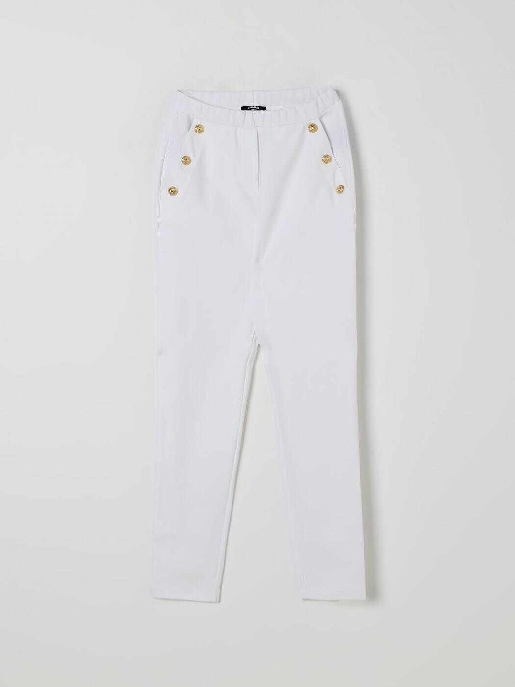 バルマン BALMAIN ズボン ズボン下 ガールズ 白いこと Trousers BX6C11J0371 関税 貨物輸送無料 2025AW gi